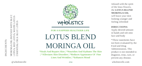 Lotus Blend Moringa Oil